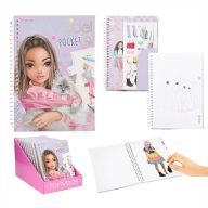 TOPModel zsebkifestő könyv, lila