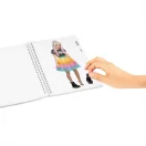 TOPModel zsebkifestő könyv, lila