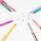 TOPModel Szivárványos csillámos zselés tollkészlet, 8 db