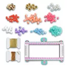 Djeco Large beads - Karkötő készítő, gyöngyszövés