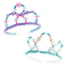 Djeco Duo of tiaras - Ékszerkészítő készlet Páros tiara, kék