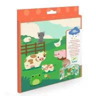   Djeco Farm animals - Állatok a tanyán matricás foglalkoztató