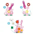 Djeco Dots and Pompoms - Képszínezés pöttyökkel és pompomokkal, Lenn a fűben