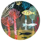 Djeco Fish Paradise - Halparadicsom művész puzzle, 1000 db-os
