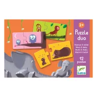 Djeco Mom and baby - Mama-baba párosító puzzle