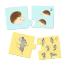 Djeco Baby Animals - Kié a kölyök? párosító puzzle