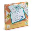 Djeco Step by Step Lama & Co - Rajzolás lépésről lépésre, Mintázat