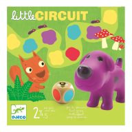 Djeco Little circuit - Színlépegetős társasjáték