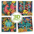 Djeco Művészeti műhely, Fantasy forest 3D - Fantázia kerekerdő