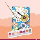 Djeco Kreatív műhely, Flower box - Virágos kert, 6 technika 1 dobozban