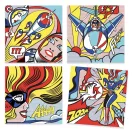 Djeco Művészeti műhely, Superheroes - Inspired by Roy Lichtenstein