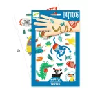 Djeco Tattoos, Snouts - Tetováló matricák, Jópofák
