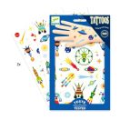 Djeco Tattoos, Space oddity - Tetováló matricák, Égi furcsaságok