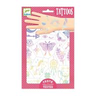   Djeco Tattoos, Lucky charms - Tetováló matricák, Szerencse varázslatok