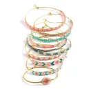 Djeco Tiny beads - Karkötő készítő, gyöngyszövés