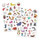 Djeco Tattoos, Little Critters - Tetováló matricák, Cukik és viccesek
