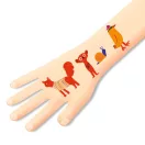 Djeco Tattoos, Funny animals - Vicces állatok tetováló matricák