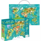 Dodo mágneses puzzle 36 db, Az állatok világa