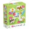Dodo Baby puzzle 4 az 1-ben, farm állatok