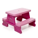 Piknik asztal gyerekeknek - magenta
