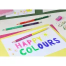 Faber-Castell Színesceruza készlet, 12+3 db bicolor