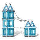 Geomag Supercolor Panels Recycled 78 db-os mágneses építőjáték