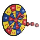 Tépőzáras darts tábla 30 cm, 3 labdával (kétféle)