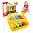 Zongora és xilofon 2in1 - sárga