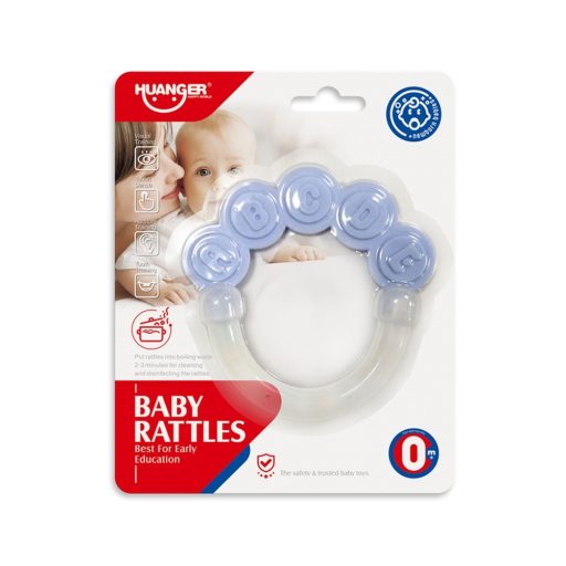 Bébi csörgő és rágóka 2in1 - abc