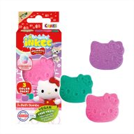   Craze Inkee vegán fürdő bomba forma - Hello Kitty vattacukor aromával, 3db-os