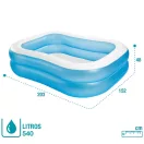 Intex Téglalap alakú családi medence 203x152x48 cm