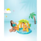 Intex Trópusi sziget kupolás bébimedence 102x86 cm