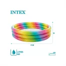 Intex Szivárványos medence 3 gyűrűs 168x38 cm
