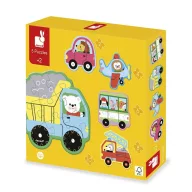Janod Baba járművek puzzle