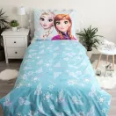Disney Jégvarázs kék ágyneműhuzat 140×200 cm, 70×90 cm