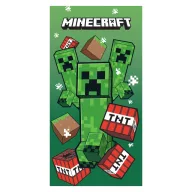 Minecraft TNT Creepers strandtörölköző 70×140 cm
