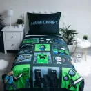 Minecraft Survival Mode ágyneműhuzat 140×200 cm, 70×90 cm