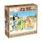 Lisciani Puzzle Eco Maxi 24 db-os és színező - Bluey, nyári vakáció