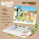Lisciani Puzzle Eco Maxi 24 db-os és színező - Bluey, nyári vakáció