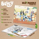 Lisciani Puzzle Eco Maxi 60 db-os és színező - Bluey, móka a konyhában