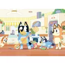 Lisciani Puzzle Eco Maxi 60 db-os és színező - Bluey, móka a konyhában