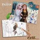 Lisciani Puzzle Eco Mini 48 db-os és színező - Jégvarázs