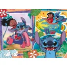 Lisciani Puzzle Eco Maxi 60 db-os és színező - Stitch