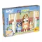 Lisciani Puzzle M-Plus 24 db-os puzzle és színező - Bluey, kutyusok a lépcsőn