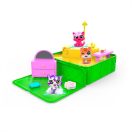 Washy Friends Color Reveal Pancsoló cicusok jacuzzival és 5 kiegészítővel, 2 figurával