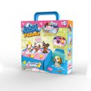 Washy Friends Color Reveal Pancsoló kutyusok jacuzzival és 7 kiegészítővel, 2 figurával