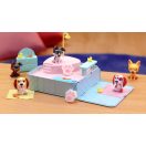 Washy Friends Color Reveal Pancsoló kutyusok jacuzzival és 7 kiegészítővel, 2 figurával