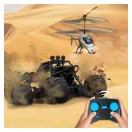Kaboom Kokan 052 2 az 1-ben távirányítós autó és helikopter