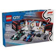   LEGO® City 60444 F1-es garázs, Mercedes-AMG és Alpine autók