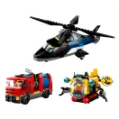 LEGO® City 60462 Helikopter, tűzoltóautó és tengeralattjáró egy csomagban